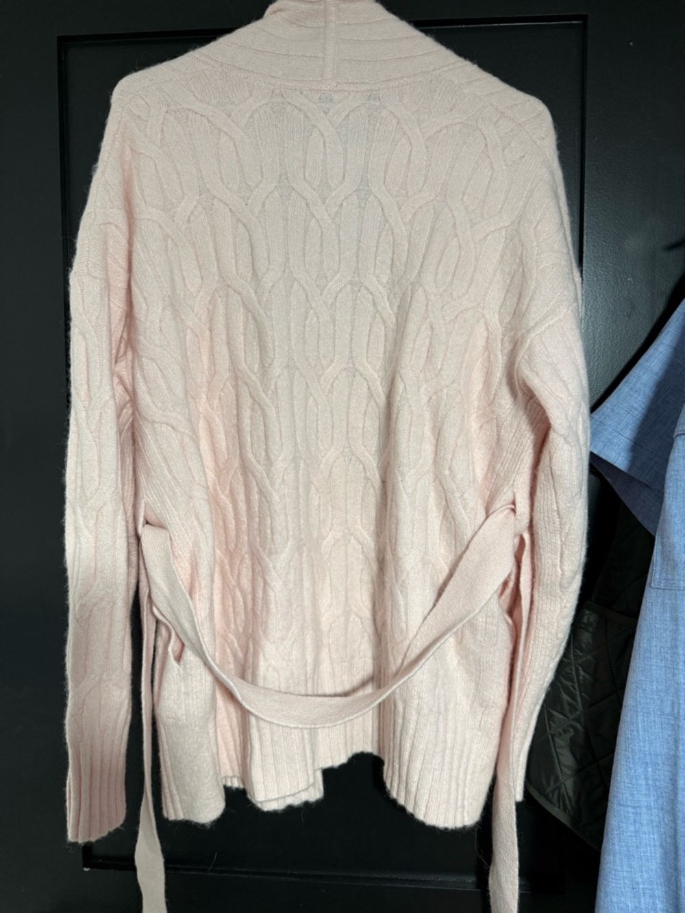 Women’s Lululemon Soft Pink Belted Cardigan - Picture 5 of 5